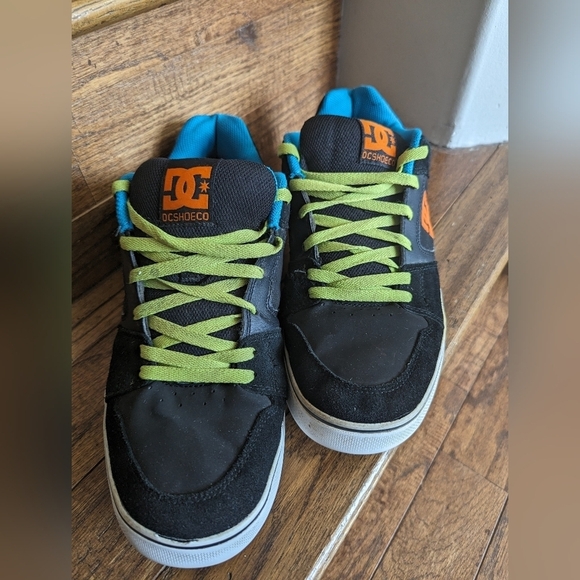 Vintage Y2K chunky DC Men's Pure Tx Shoe, black/multi, Size 13 - Picture 4 of 14